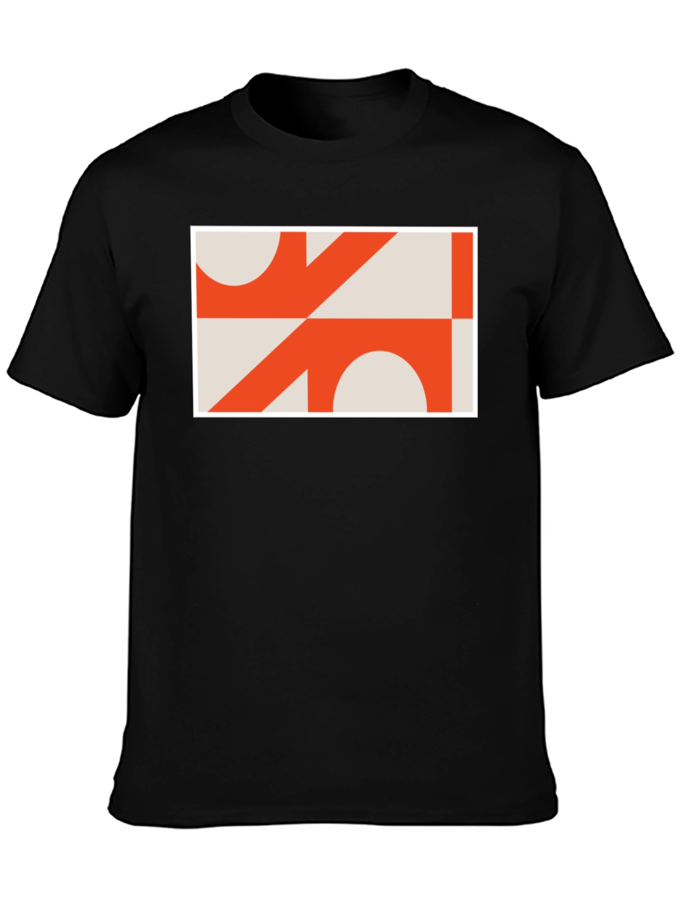 Abstract Geometric Graphic Tee - Modern Art T-Shirt