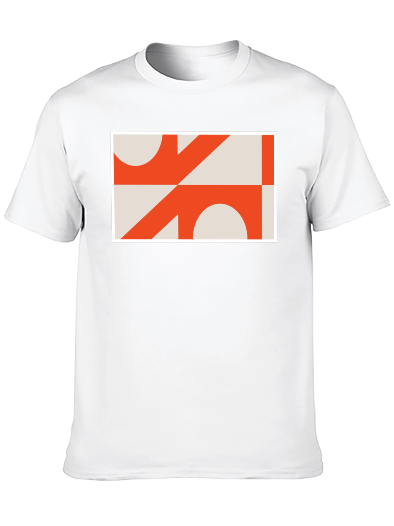 Abstract Geometric Graphic Tee - Modern Art T-Shirt