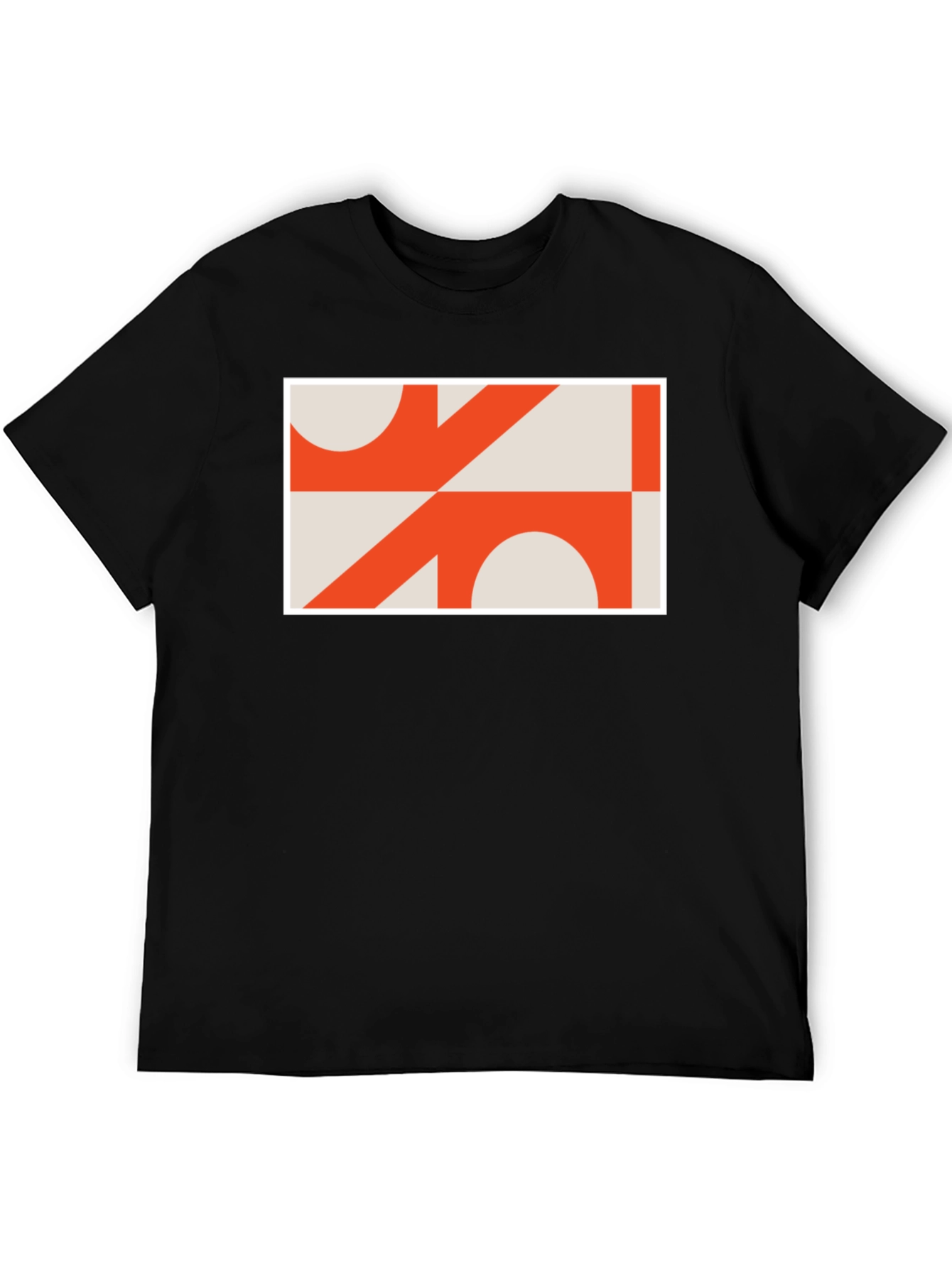Abstract Geometric Graphic Tee - Modern Art T-Shirt