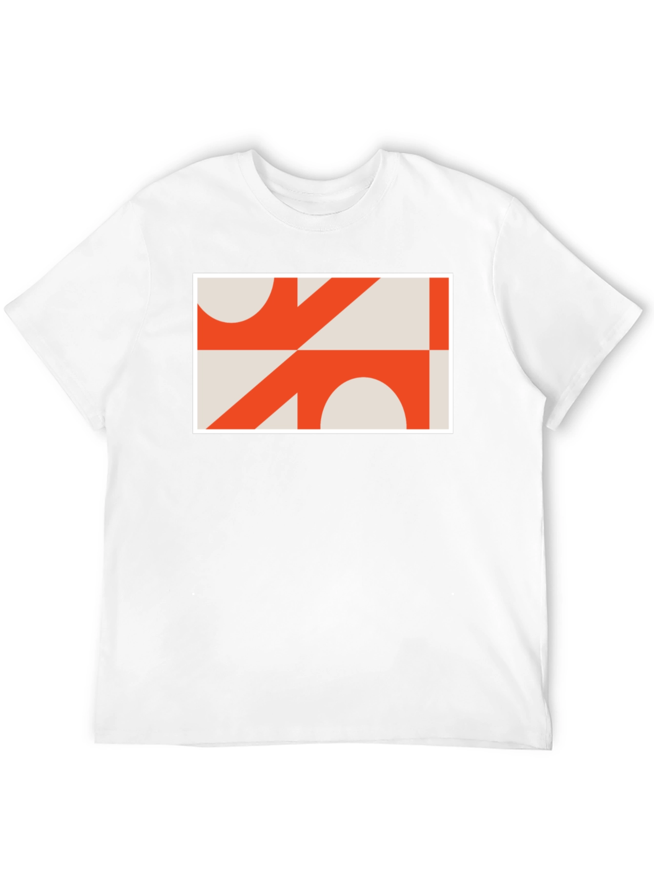 Abstract Geometric Graphic Tee - Modern Art T-Shirt