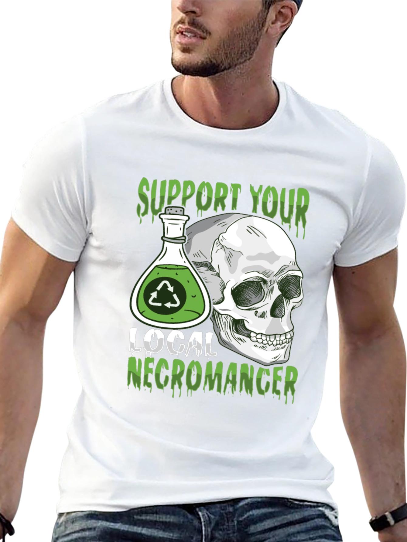Support Your Local Necromancer T-Shirt