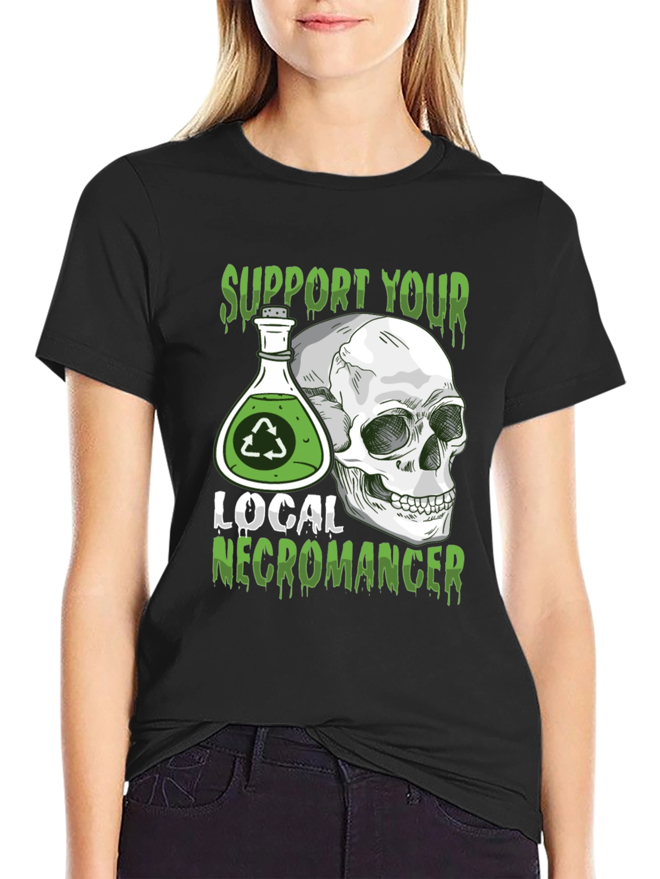 Support Your Local Necromancer T-Shirt