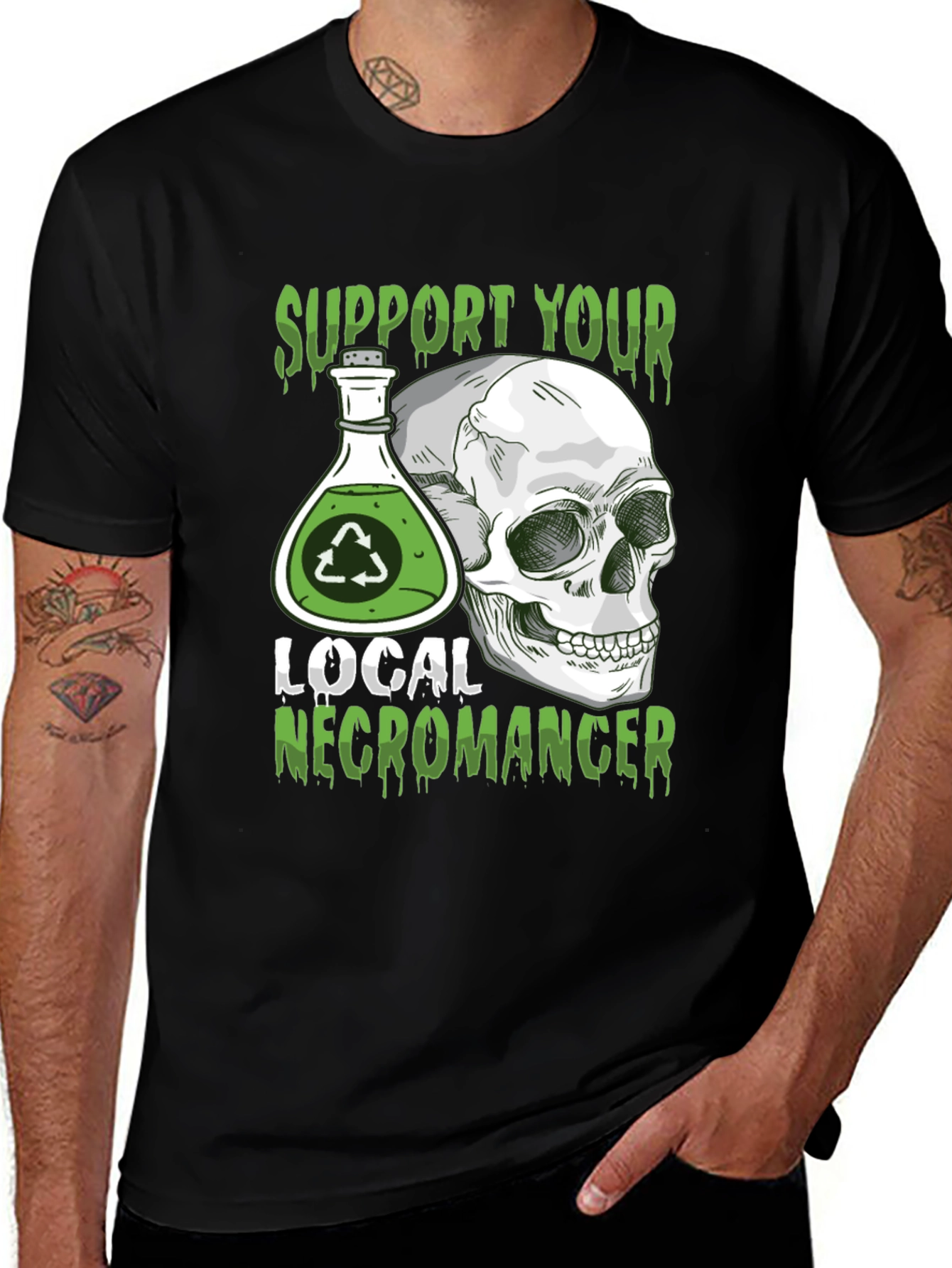 Support Your Local Necromancer T-Shirt