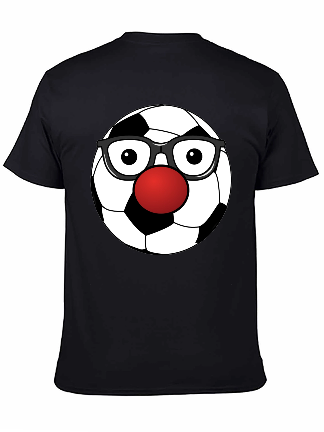 Clown Soccer Ball Graphic Tee