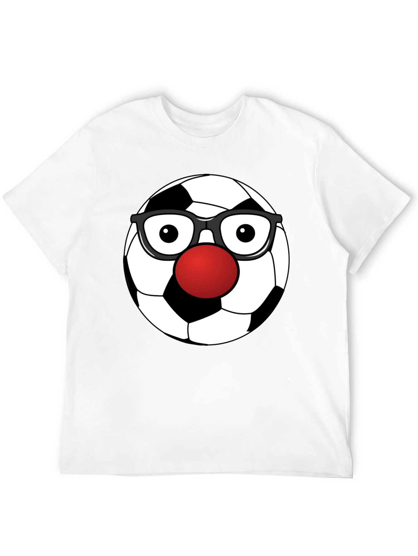Clown Soccer Ball Graphic Tee
