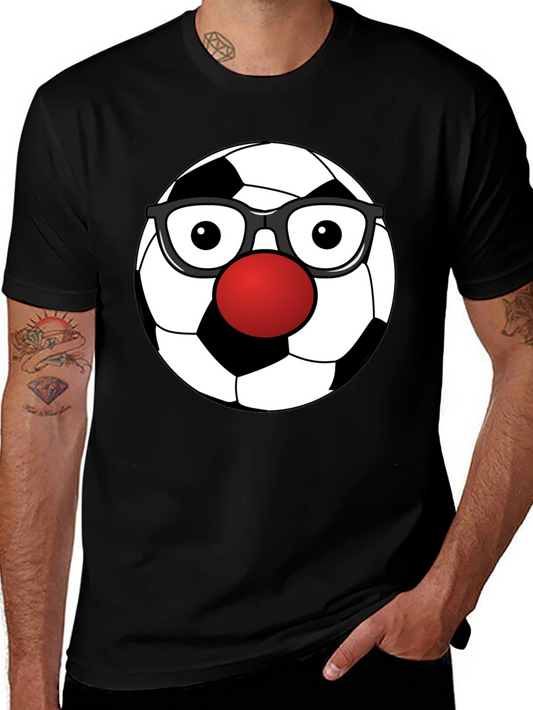 Clown Soccer Ball Graphic Tee