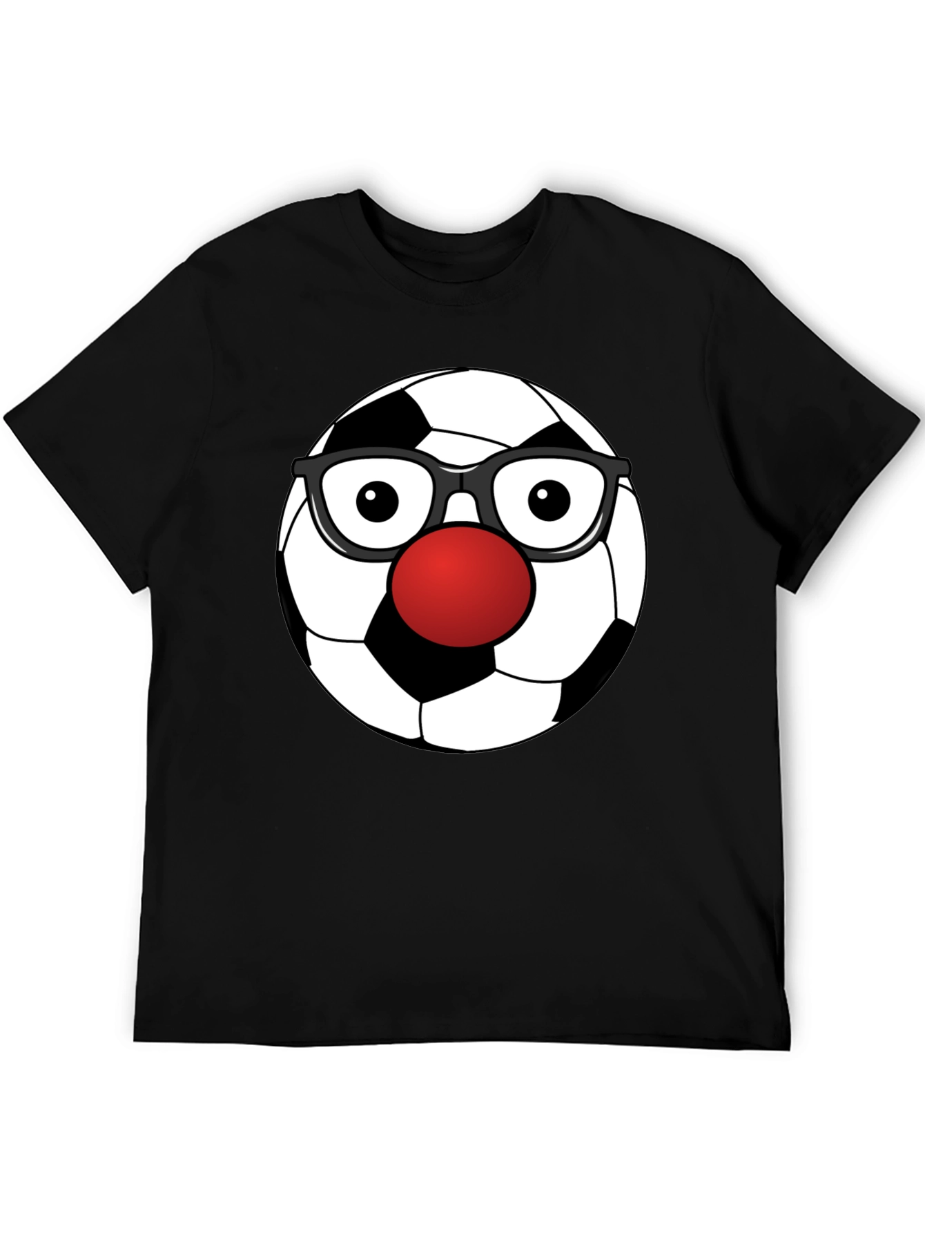 Clown Soccer Ball Graphic Tee