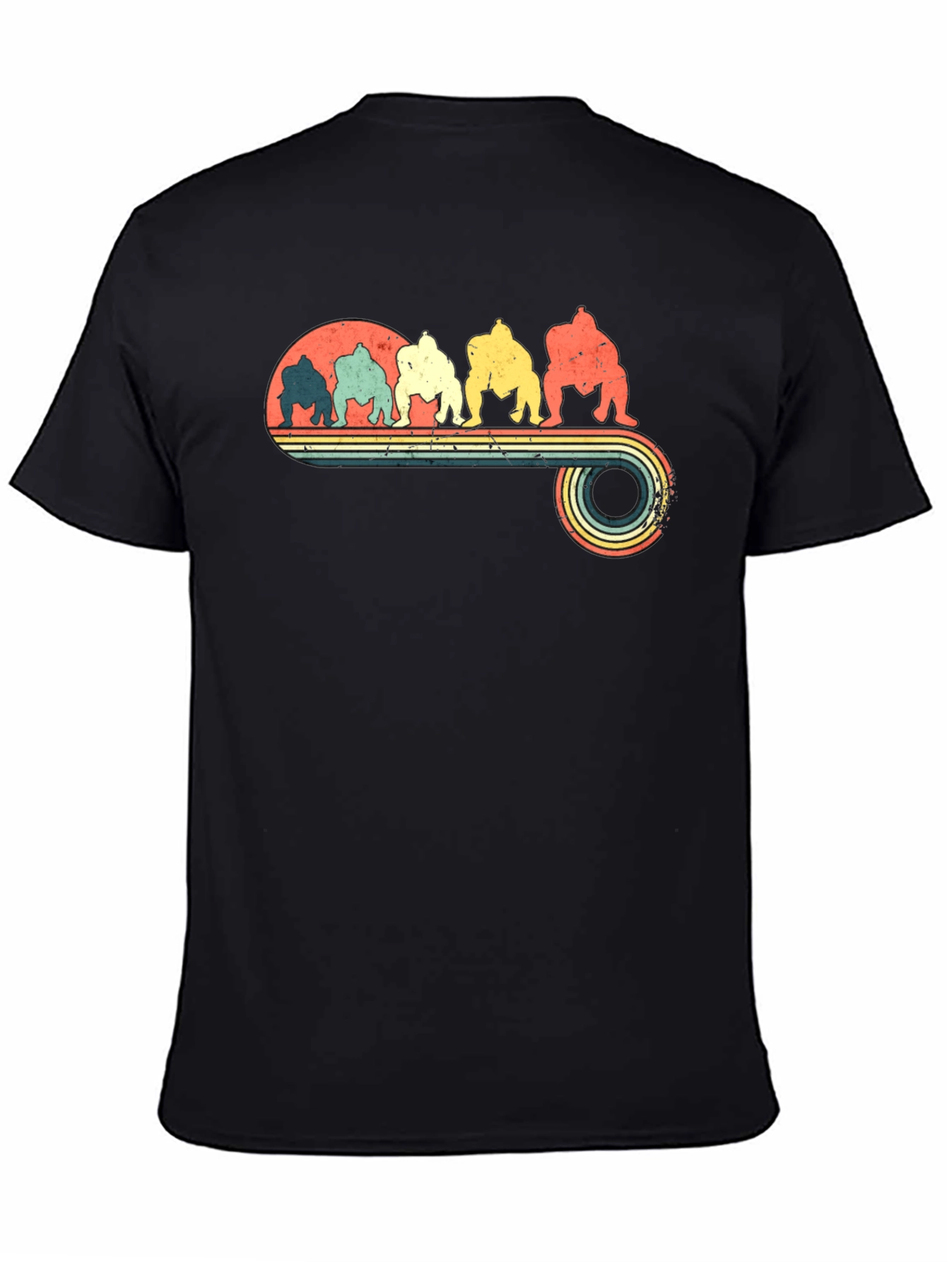 Retro Sumo Wrestlers Graphic Tee