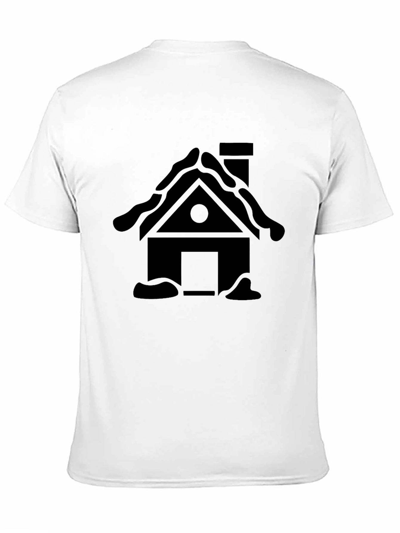 House Graphic Black T-Shirt