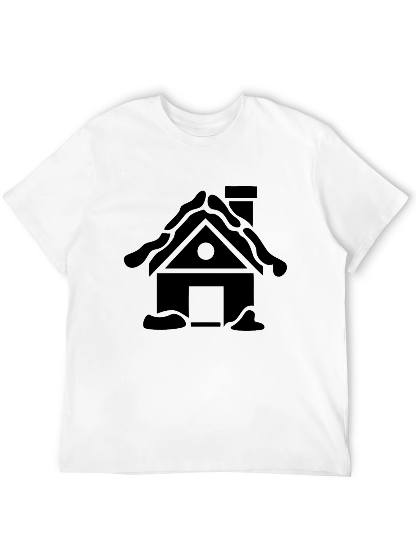 House Graphic Black T-Shirt