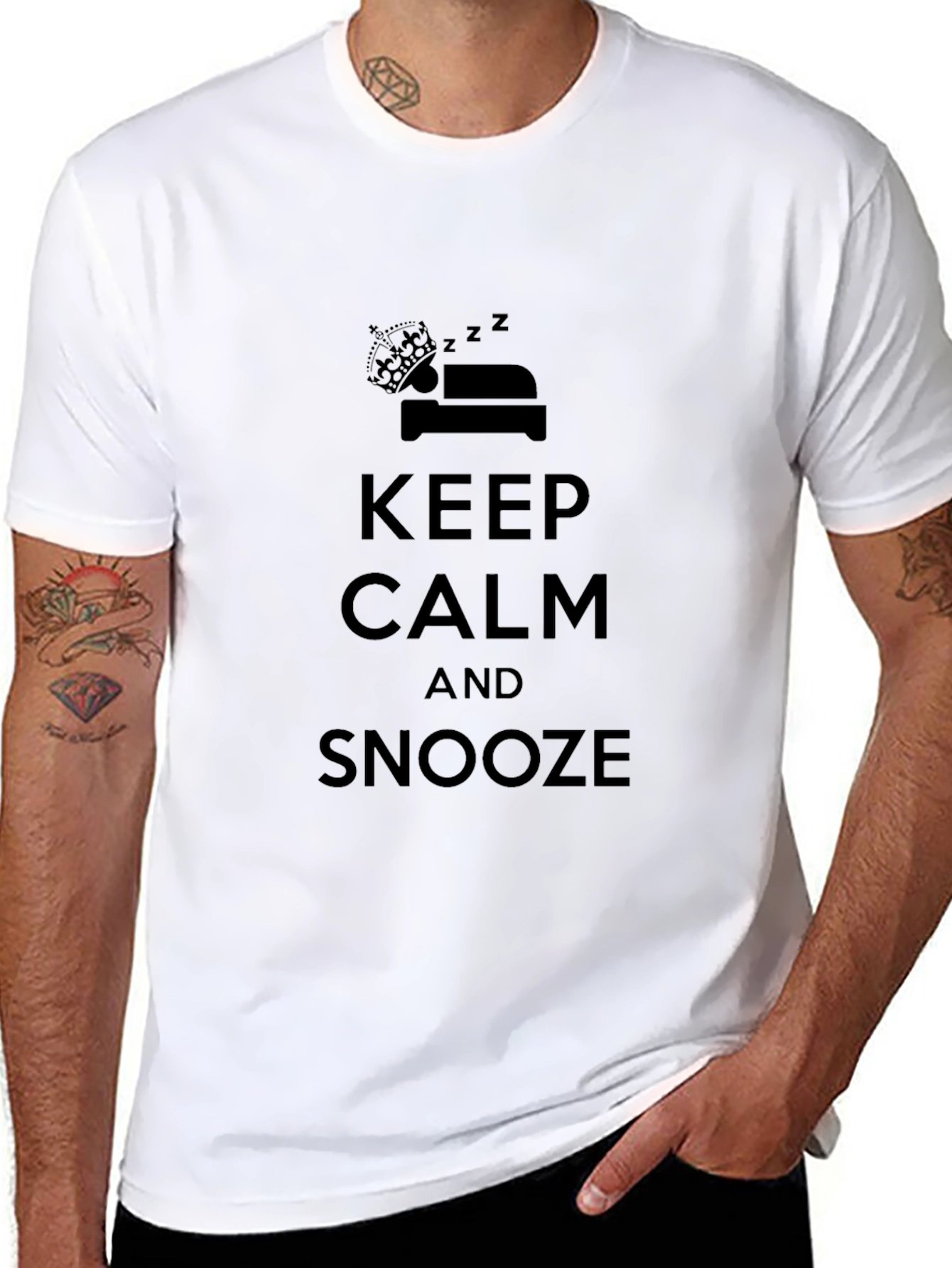 Keep Calm and Snooze T-Shirt