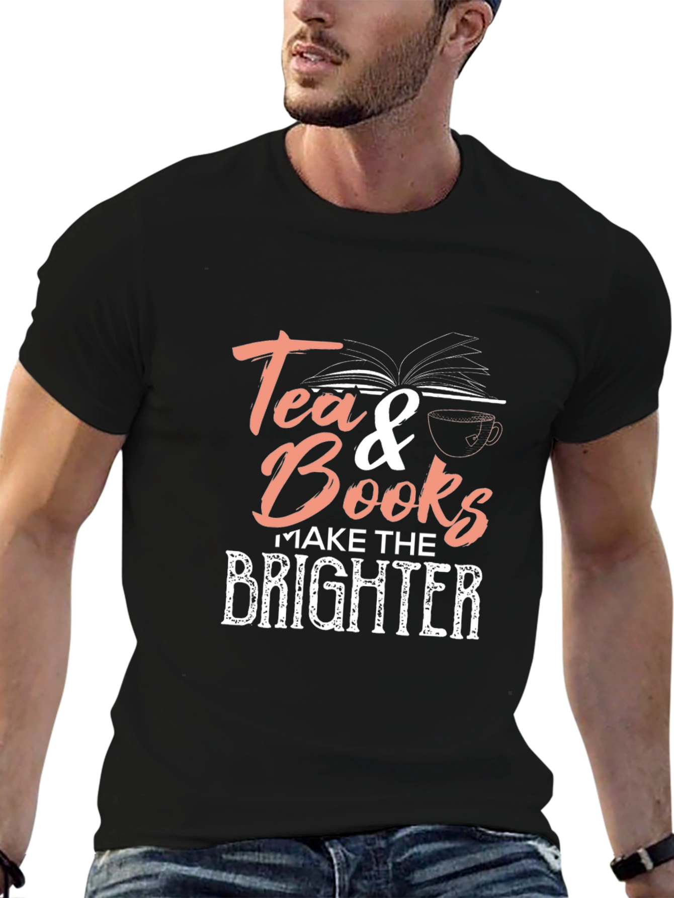 Tea & Books T-Shirt - Brighter Days Ahead!