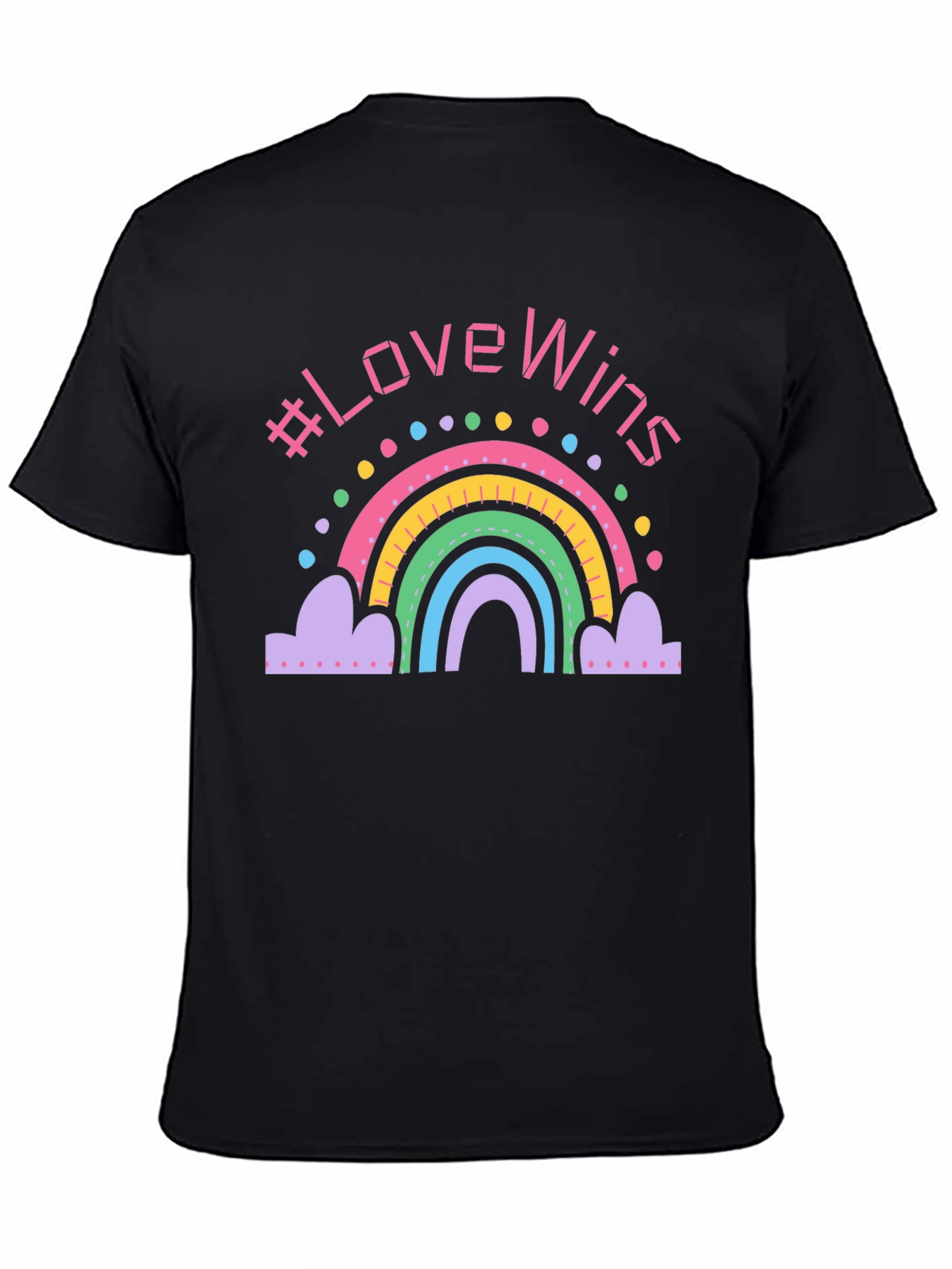 Love Wins Rainbow Graphic Tee