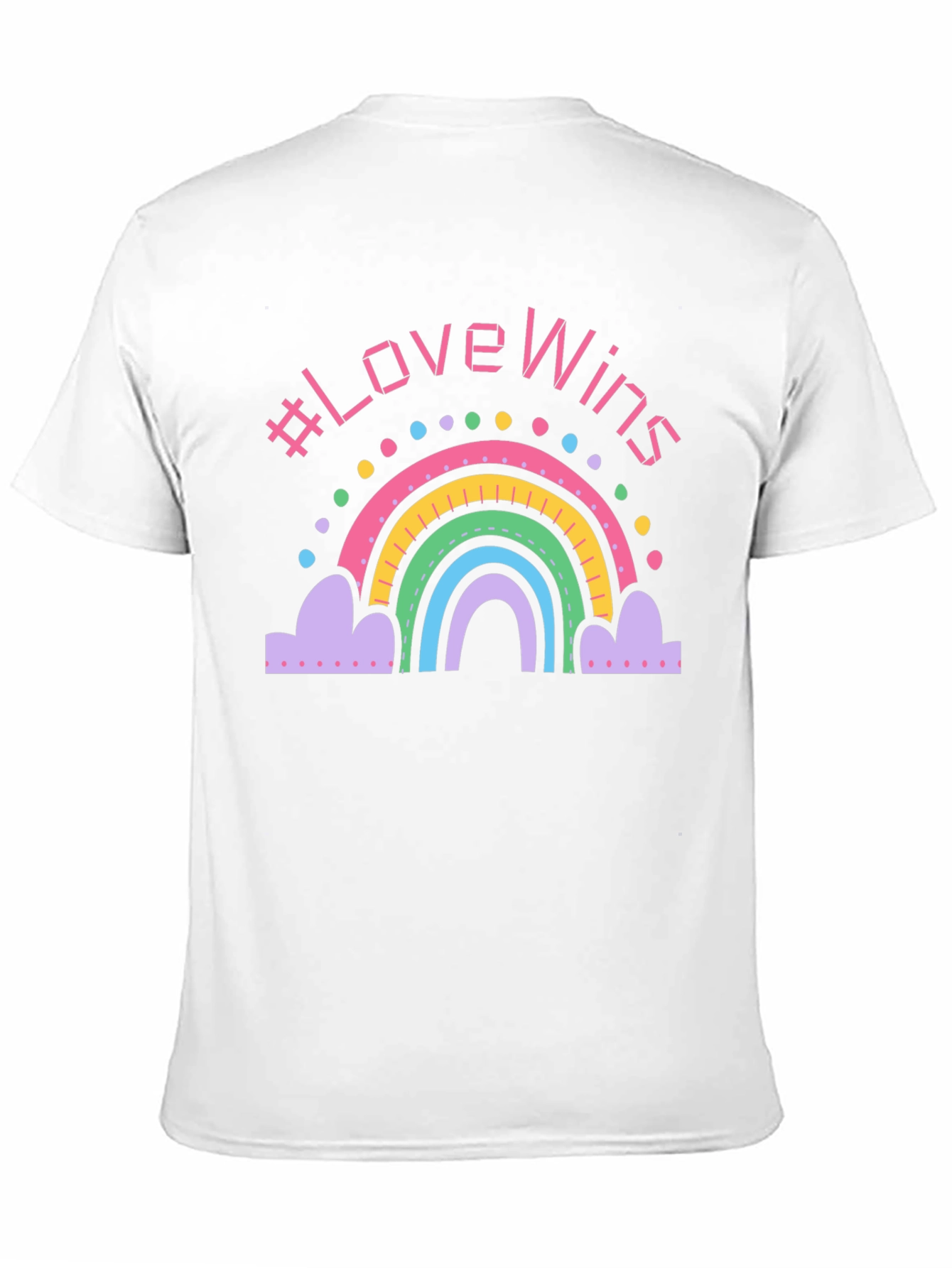 Love Wins Rainbow Graphic Tee