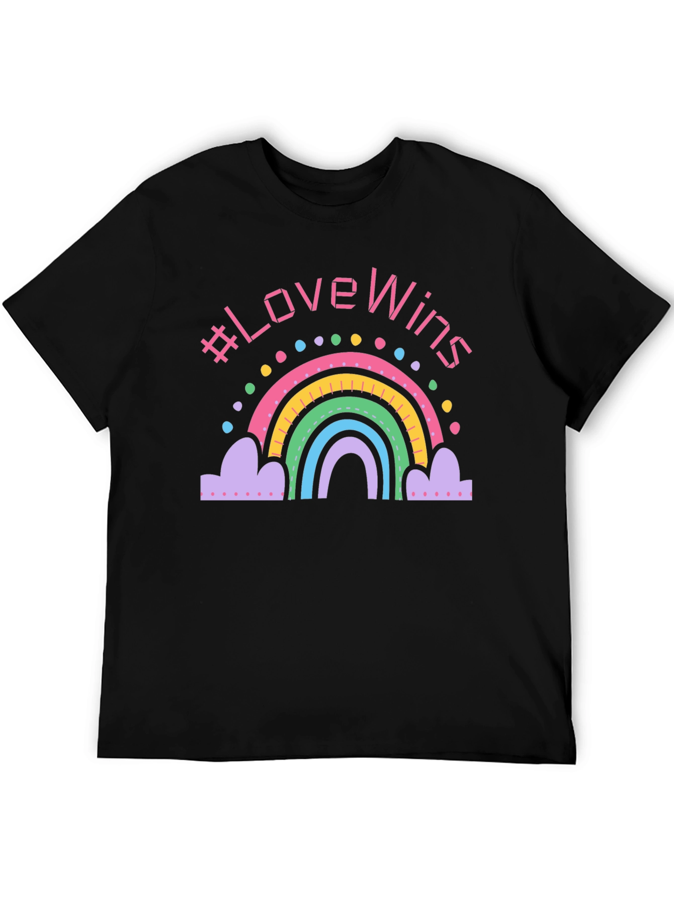 Love Wins Rainbow Graphic Tee