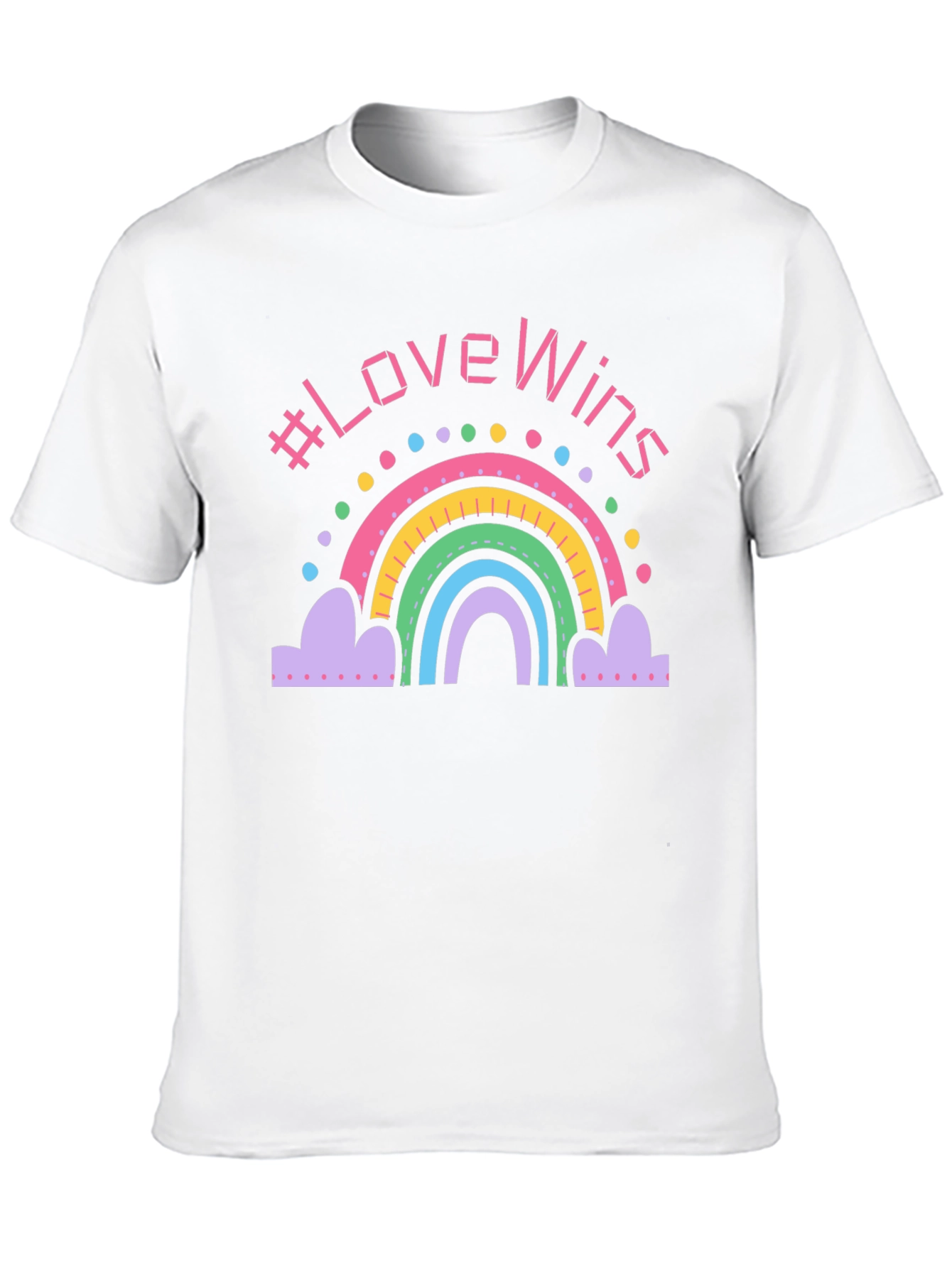 Love Wins Rainbow Graphic Tee