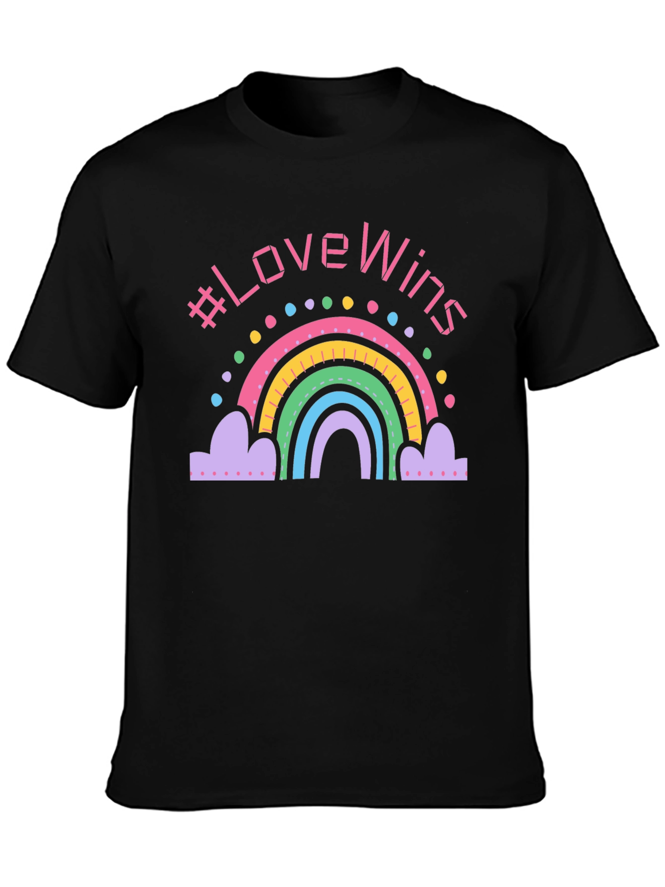 Love Wins Rainbow Graphic Tee