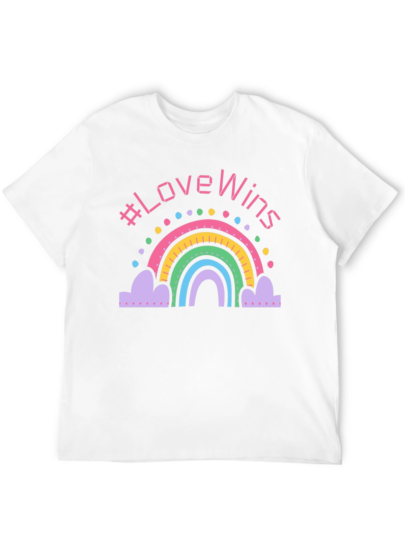 Love Wins Rainbow Graphic Tee