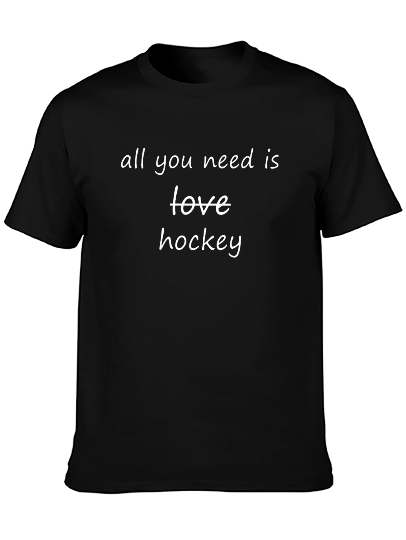Love Hockey Graphic Tee - All You Need Is