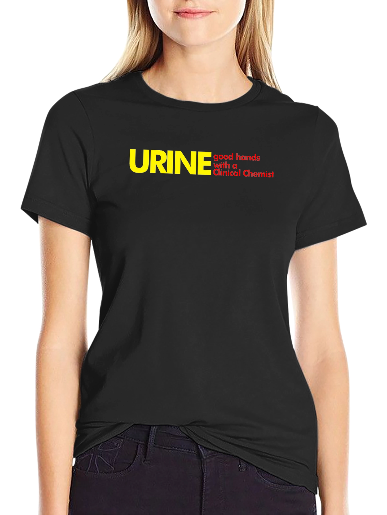 Funny Clinical Chemist T-Shirt - URINE good hands