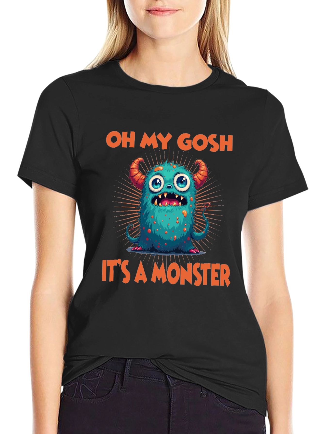 Oh My Gosh Its A Monster Graphic Tee