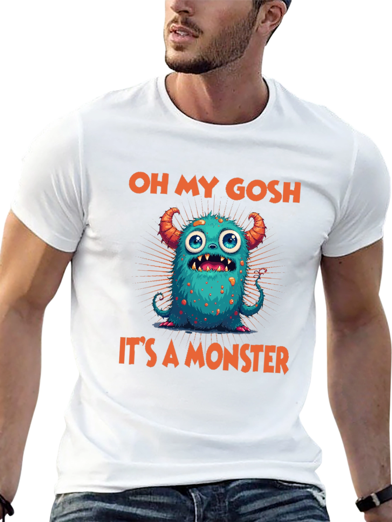 Oh My Gosh Its A Monster Graphic Tee