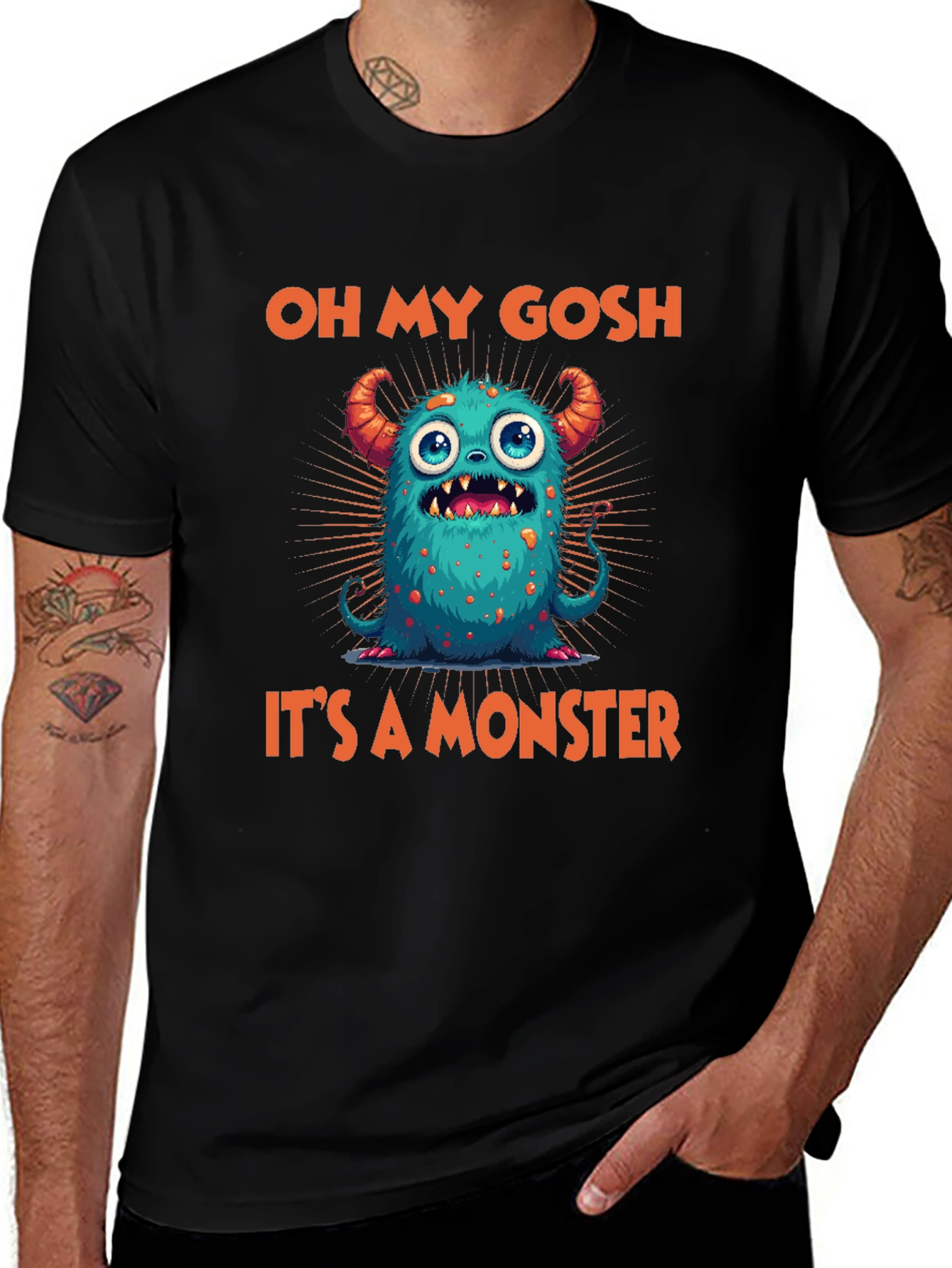 Oh My Gosh Its A Monster Graphic Tee