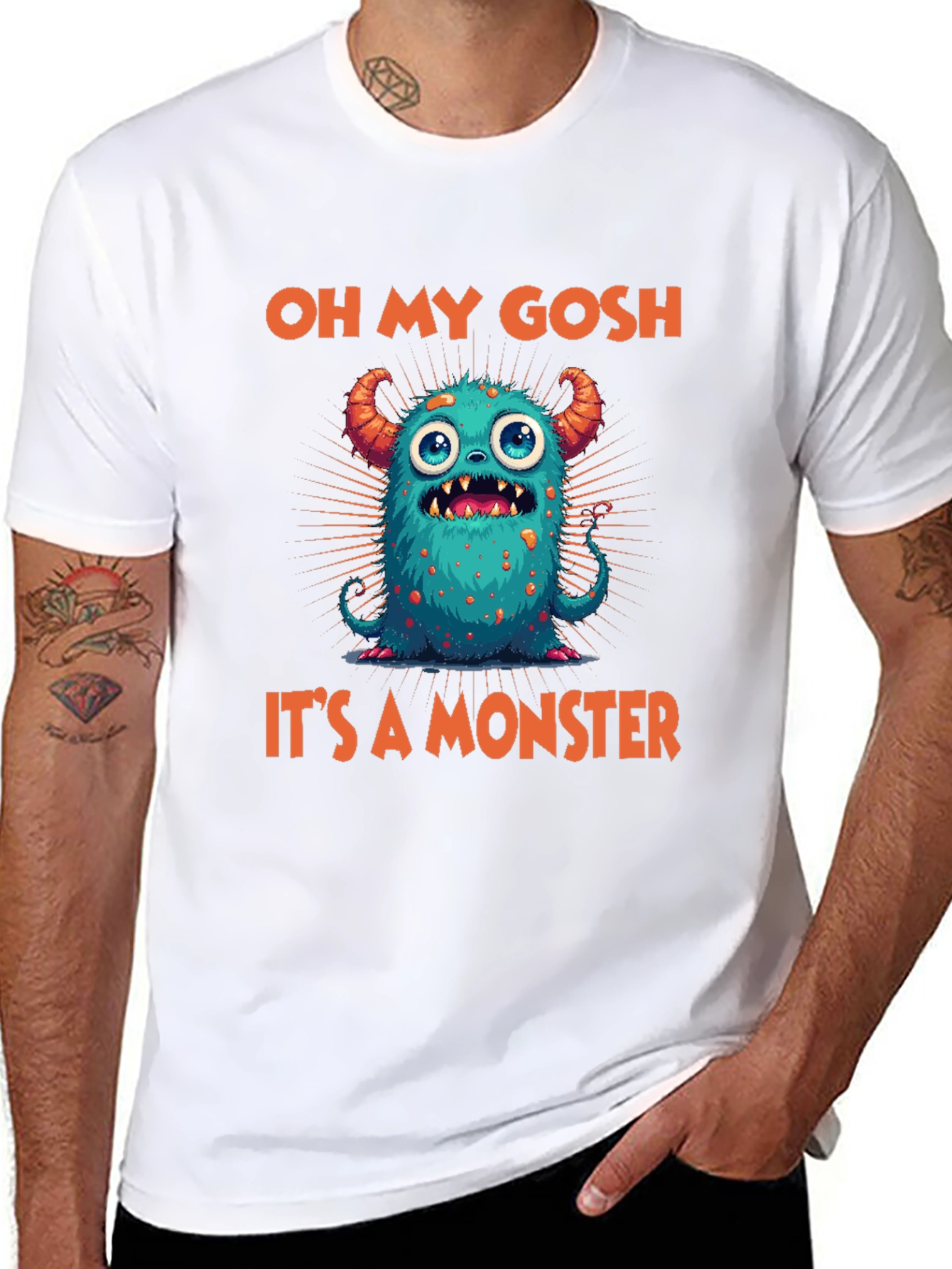 Oh My Gosh Its A Monster Graphic Tee