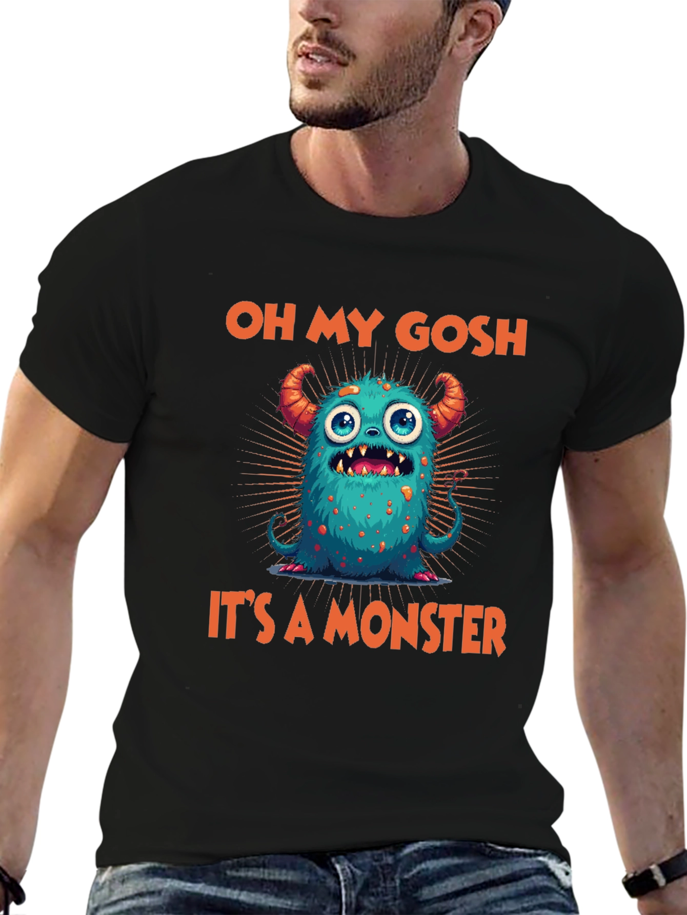 Oh My Gosh Its A Monster Graphic Tee