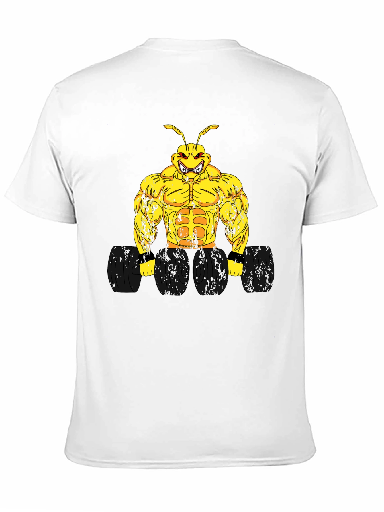 Muscle Ant Black T-Shirt - Gym & Fitness Apparel