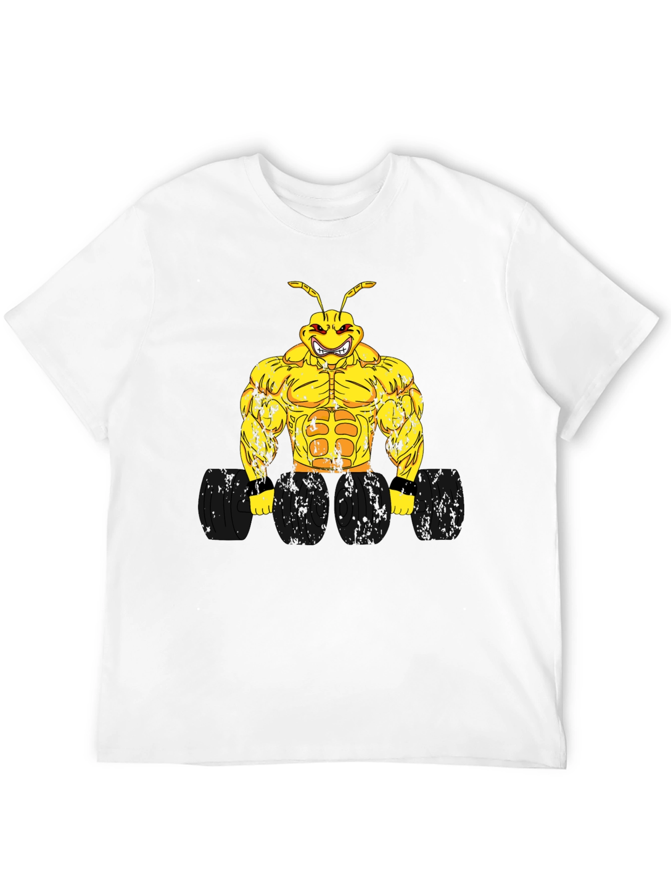 Muscle Ant Black T-Shirt - Gym & Fitness Apparel