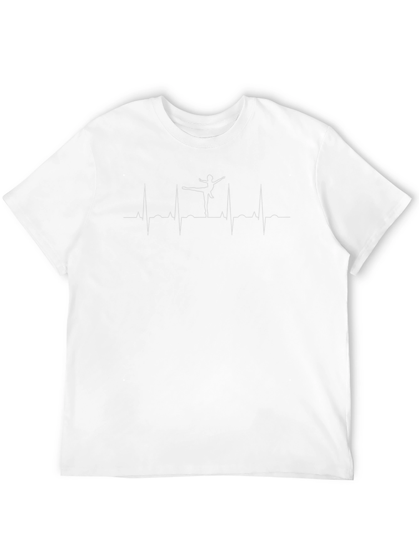 Ballet Heartbeat T-Shirt - Black Crew Neck