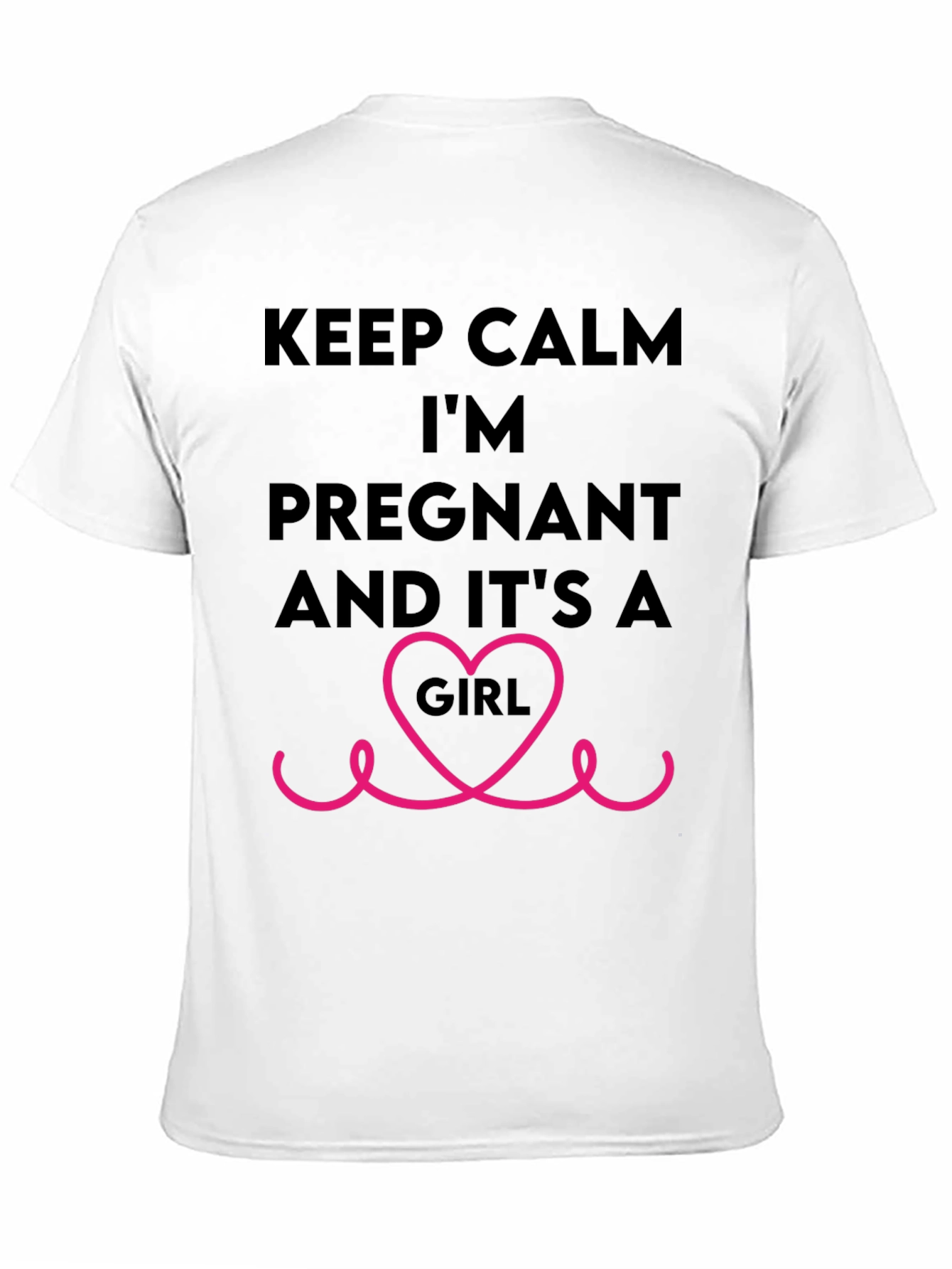 Keep Calm Im Pregnant Girl T-Shirt