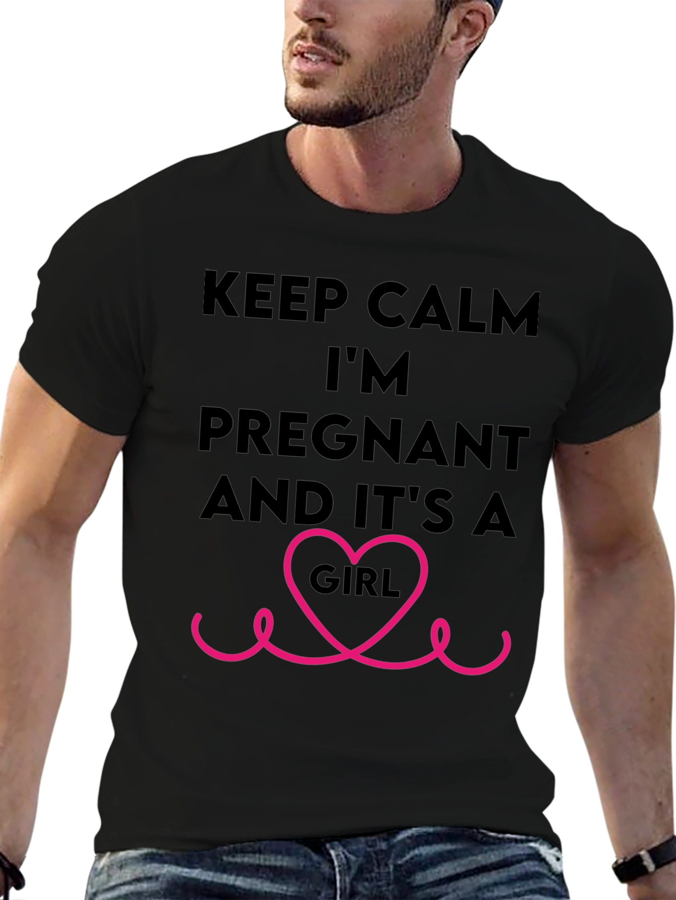 Keep Calm Im Pregnant Girl T-Shirt