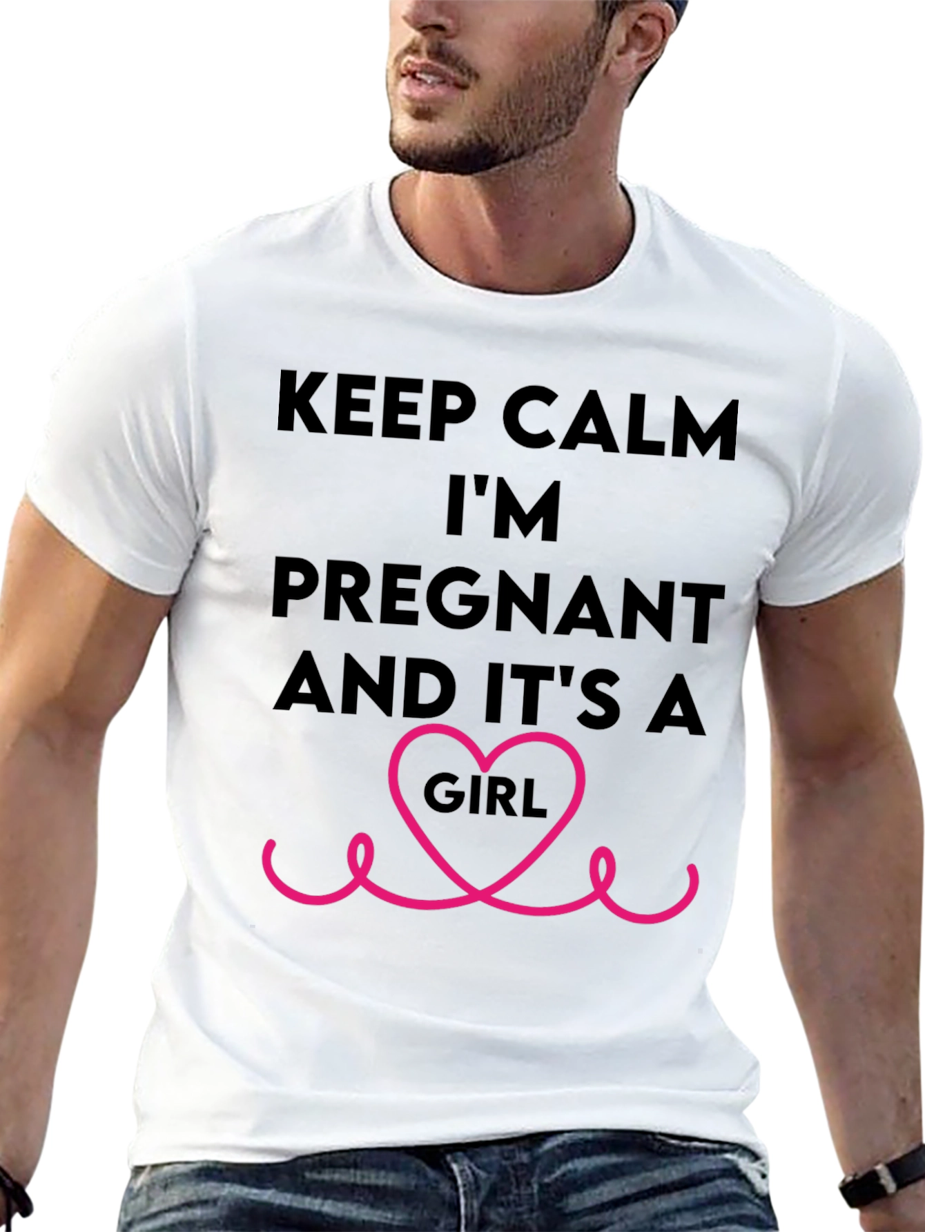 Keep Calm Im Pregnant Girl T-Shirt
