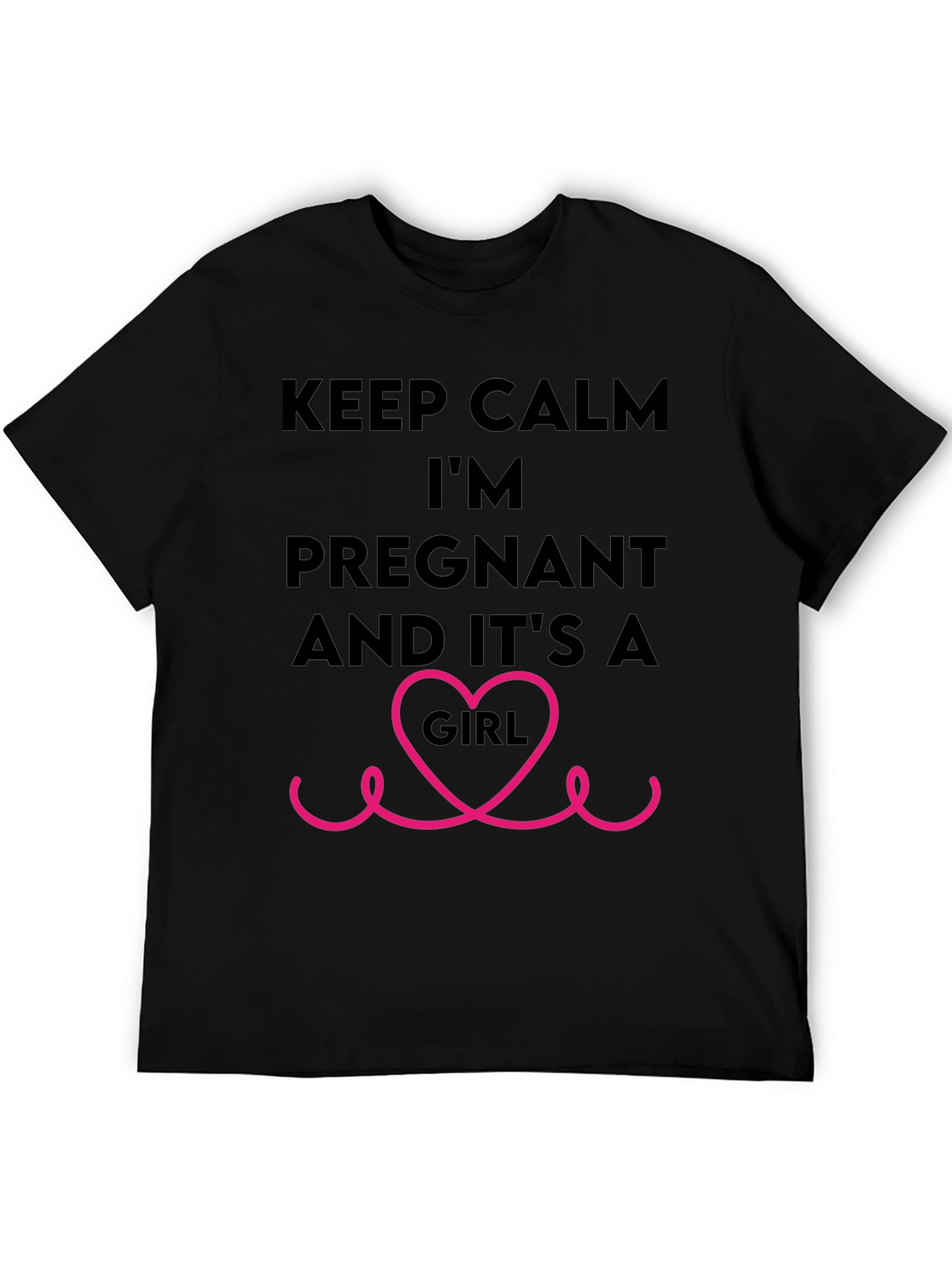 Keep Calm Im Pregnant Girl T-Shirt