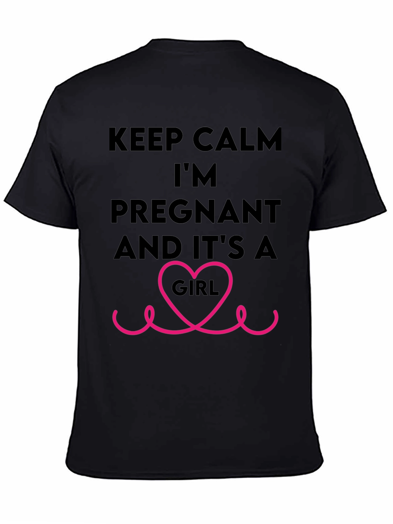 Keep Calm Im Pregnant Girl T-Shirt