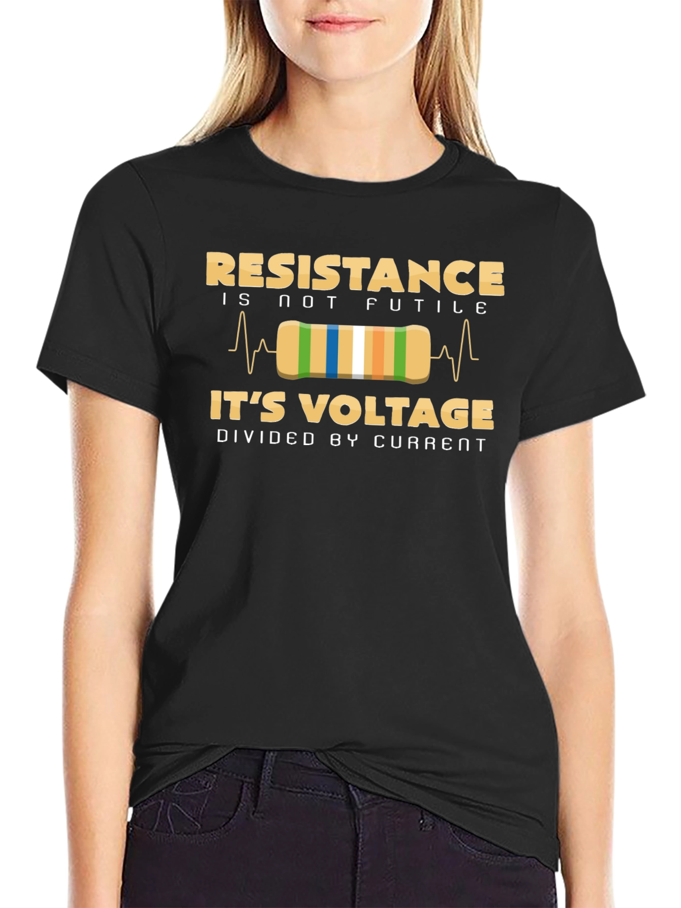 Resistance Is Not Futile Ohms Law T-Shirt
