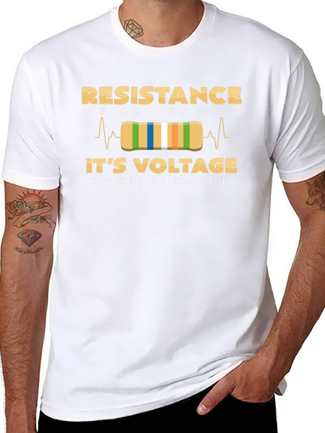 Resistance Is Not Futile Ohms Law T-Shirt