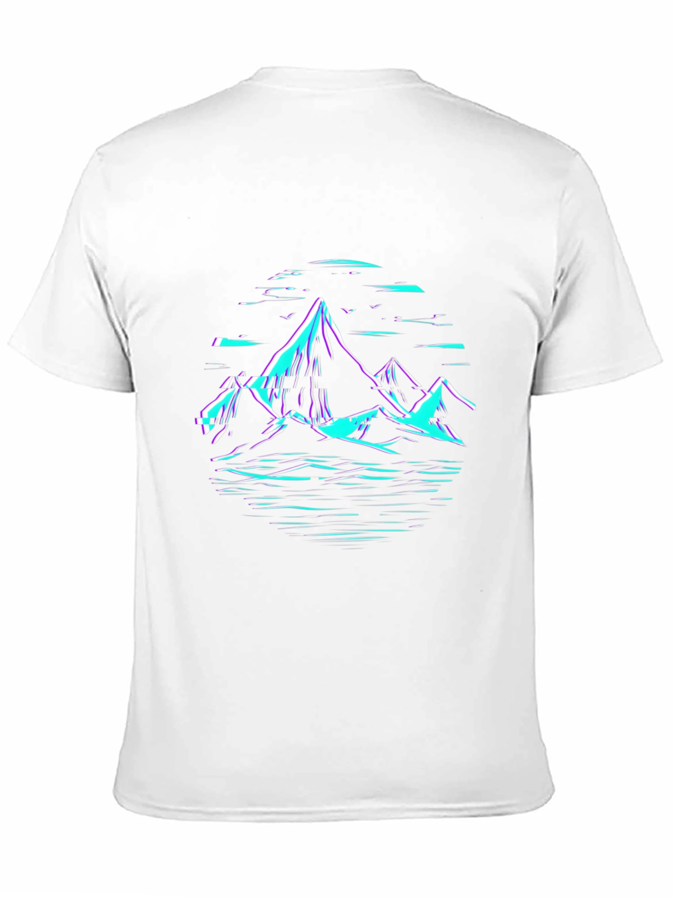 Mountainscape Graphic T-Shirt - Black