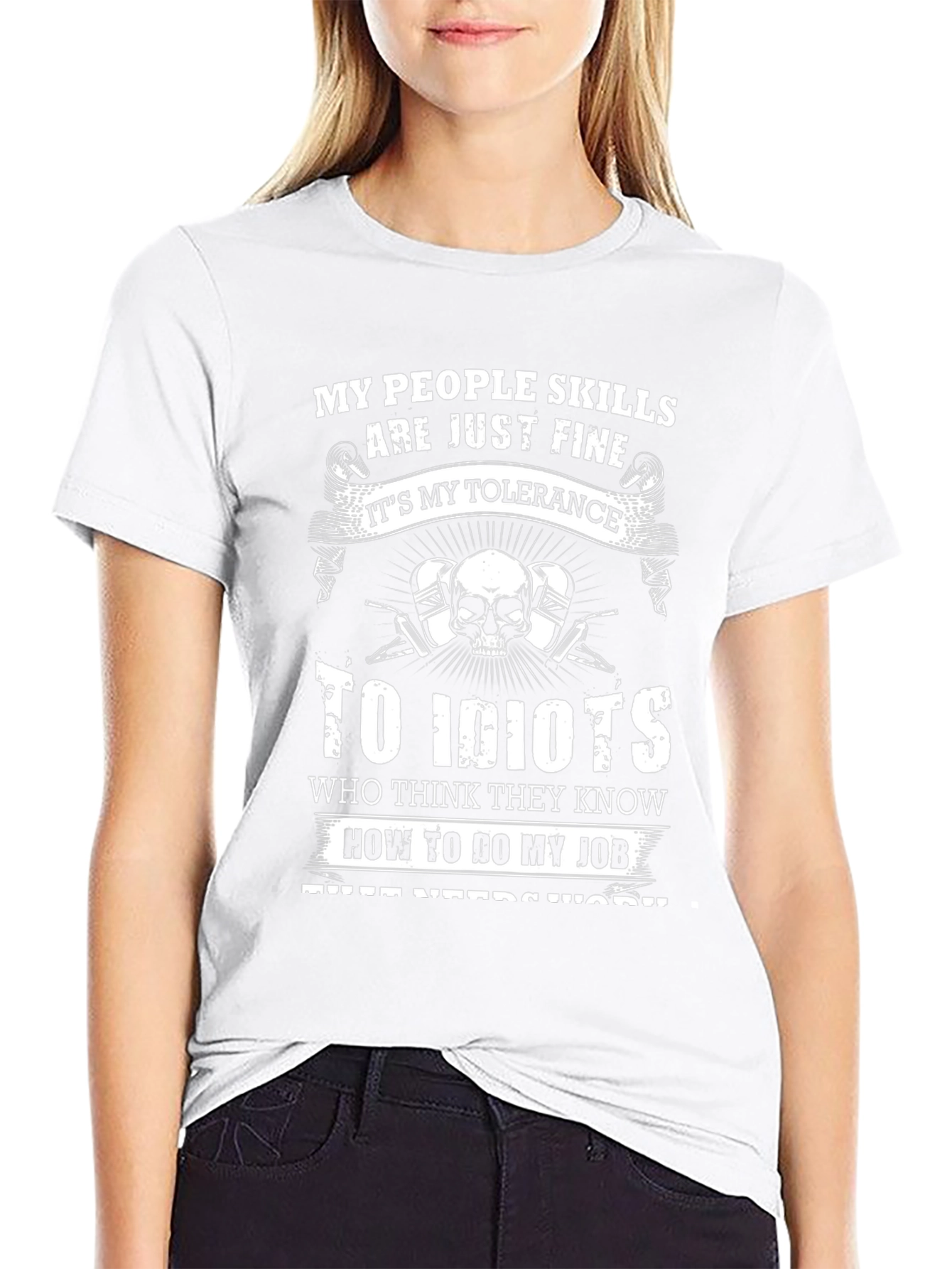 My People Skills Tolerance to Idiots T-Shirt