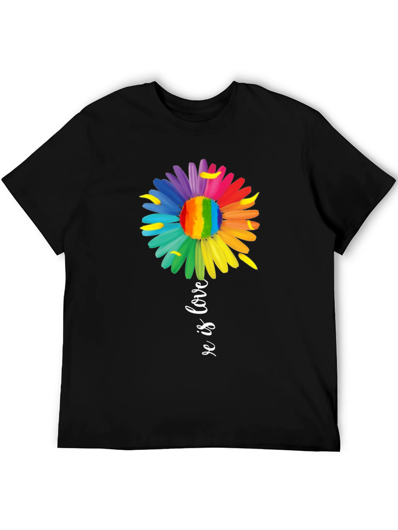 Love is Love Rainbow Flower T-Shirt