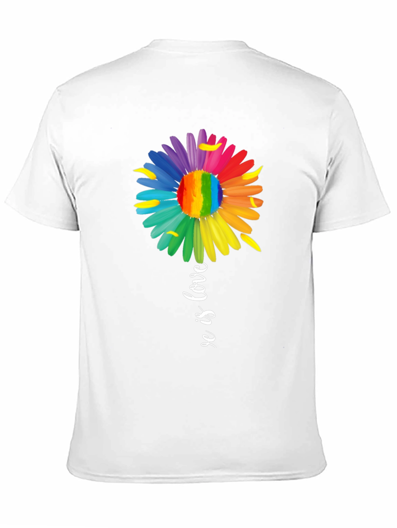 Love is Love Rainbow Flower T-Shirt