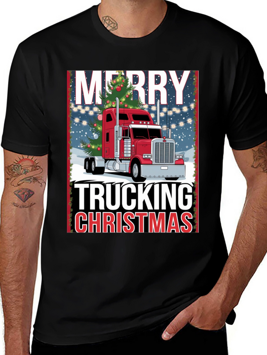 Merry Trucking Christmas T-Shirt