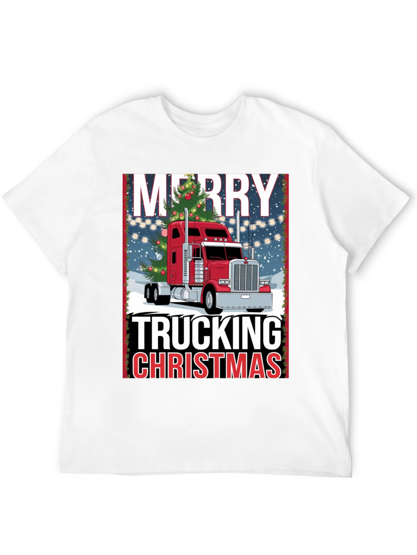 Merry Trucking Christmas T-Shirt