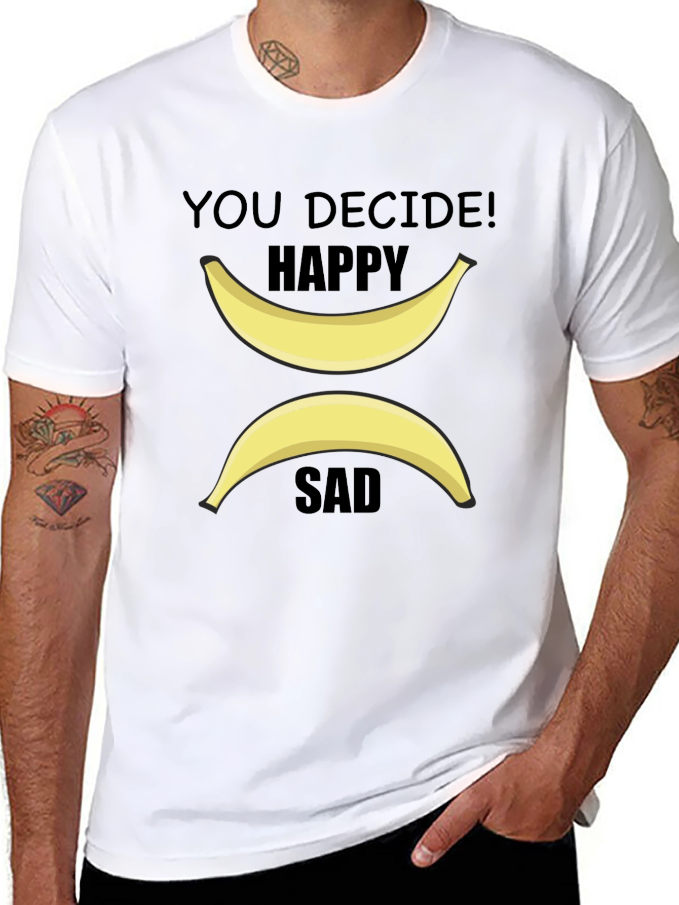 Humorous Banana Mood T-Shirt