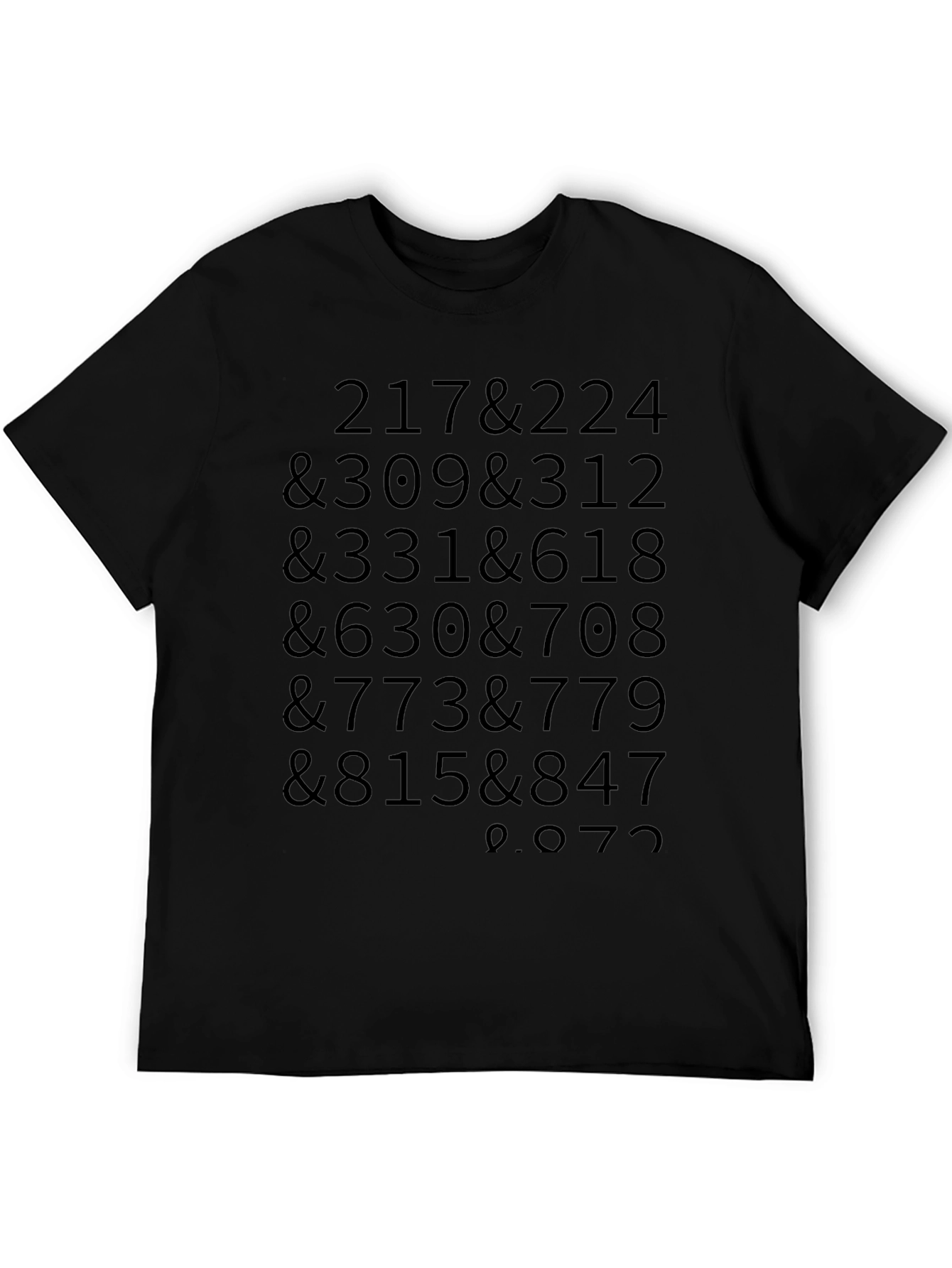 Code Tee - Numbers & Symbols Graphic Print T-Shirt