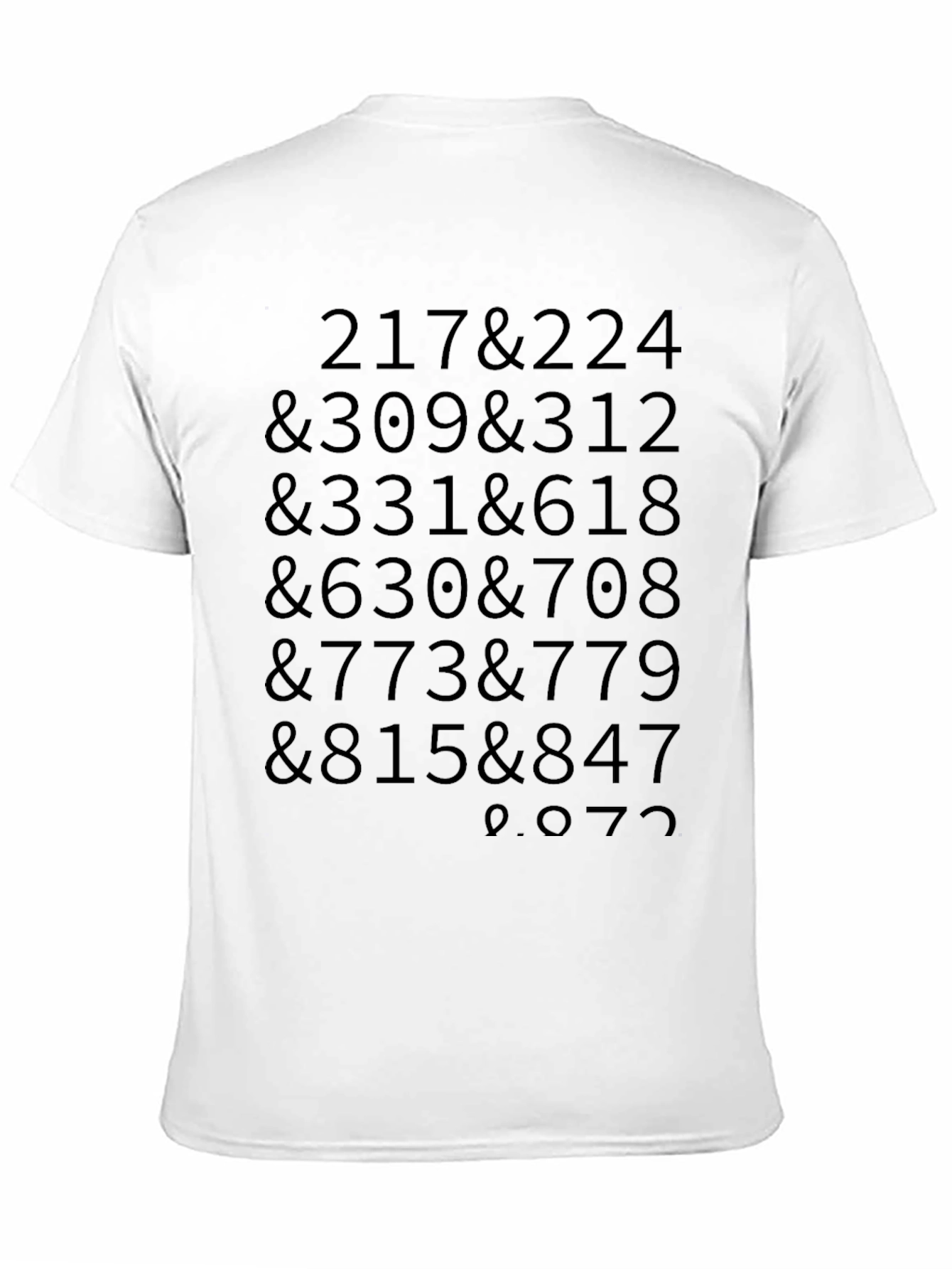 Code Tee - Numbers & Symbols Graphic Print T-Shirt