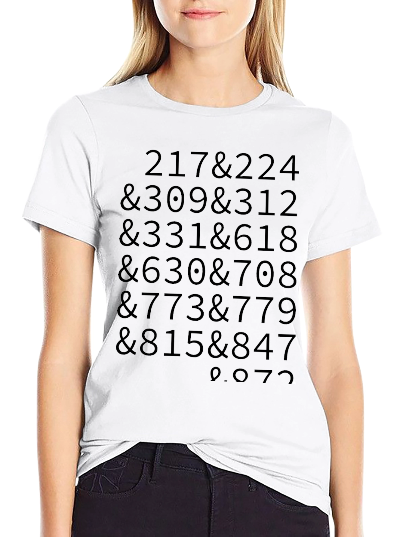 Code Tee - Numbers & Symbols Graphic Print T-Shirt
