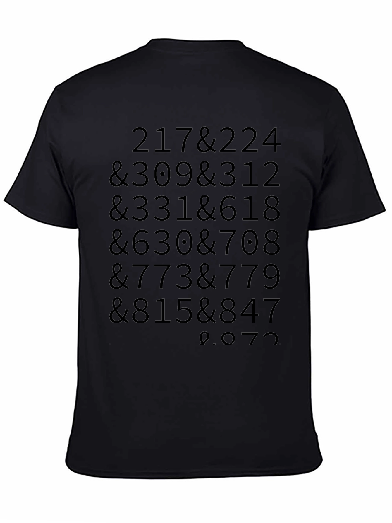 Code Tee - Numbers & Symbols Graphic Print T-Shirt